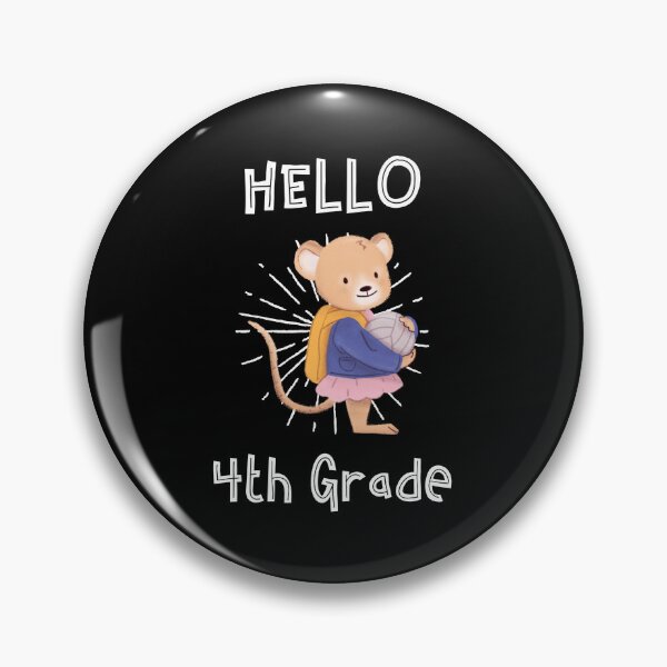 Item preview, Hello Fourth Grade Squirrel - Woodland Animals 4th Grader School designed and sold by shoutoutshirtco.