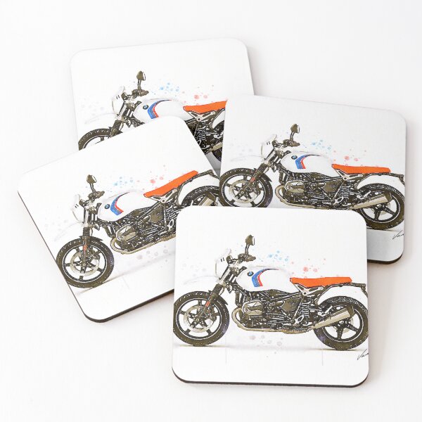 Item preview, Watercolor classic boxer urban motorcycle, awesome gift for a motorcyclist - oryginal artwork by Vart. designed and sold by vartstudio.
