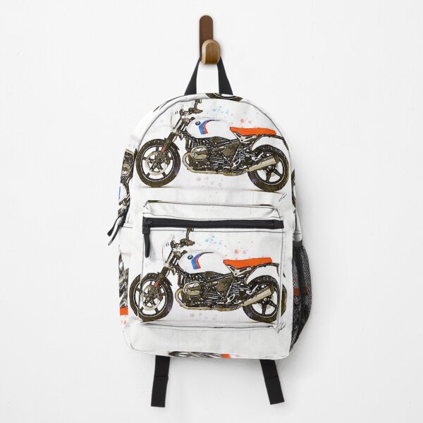Item preview, Watercolor classic boxer urban motorcycle, awesome gift for a motorcyclist - oryginal artwork by Vart. designed and sold by vartstudio.