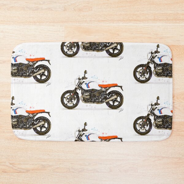 Item preview, Watercolor classic boxer urban motorcycle, awesome gift for a motorcyclist - oryginal artwork by Vart. designed and sold by vartstudio.