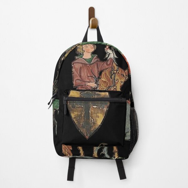 Item preview, Falcon Hunting...art from medieval Germany 13th century Classic T-Shirt.png designed and sold by larrypendley.