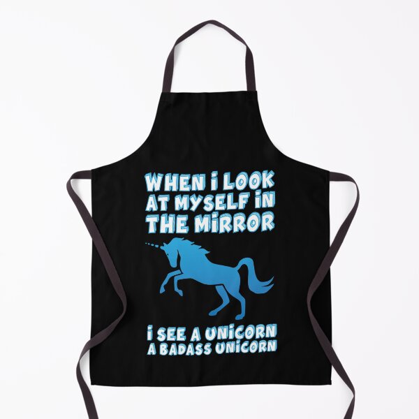 Item preview, I See a Badass Unicorn - Cool Unicorn products - Funny Bad Ass print designed and sold by shoutoutshirtco.