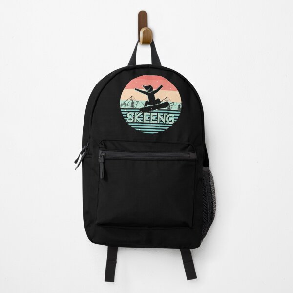 Item preview, I'd Rather Be Skiing Vintage Sunset Skier Active designed and sold by artlaila.