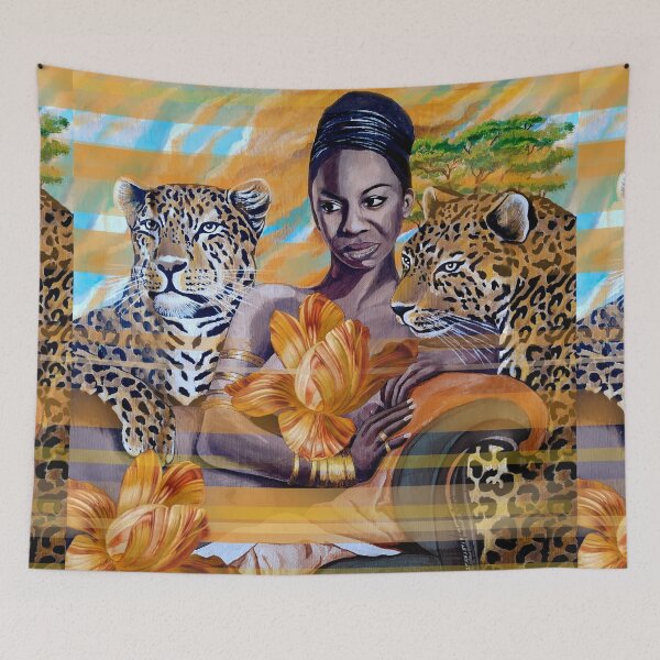 Item preview, Nina, the African Queen, art by Miguel Matos Official designed and sold by MiguelMatosArt.