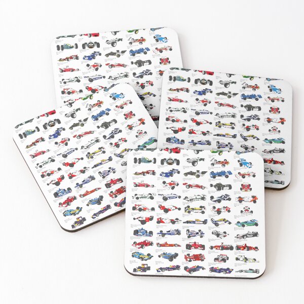Item preview, 1950_2021 Formula 1 championship winners designed and sold by Alt_ Illustrations.