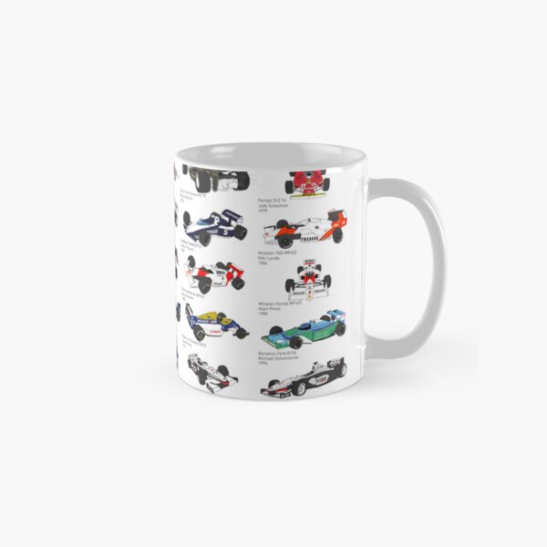 Aperçu de l'œuvre 1950_2021 Formula 1 championship winners créée et vendue par Alt_ Illustrations.