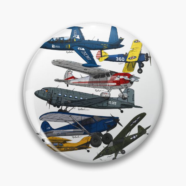 Item preview, DC-3 Stearman Maule Piper Cub Carbon Cub Cessna 195 Fouga Magister designed and sold by Michael Garber.