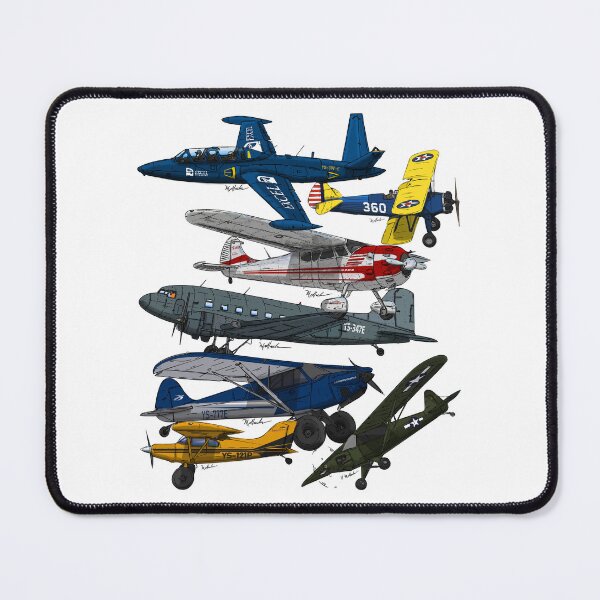 Item preview, DC-3 Stearman Maule Piper Cub Carbon Cub Cessna 195 Fouga Magister designed and sold by Michael Garber.