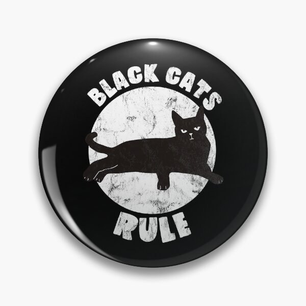 Item preview, Black Cats Rule Funny Cat designed and sold by abbottdominic.