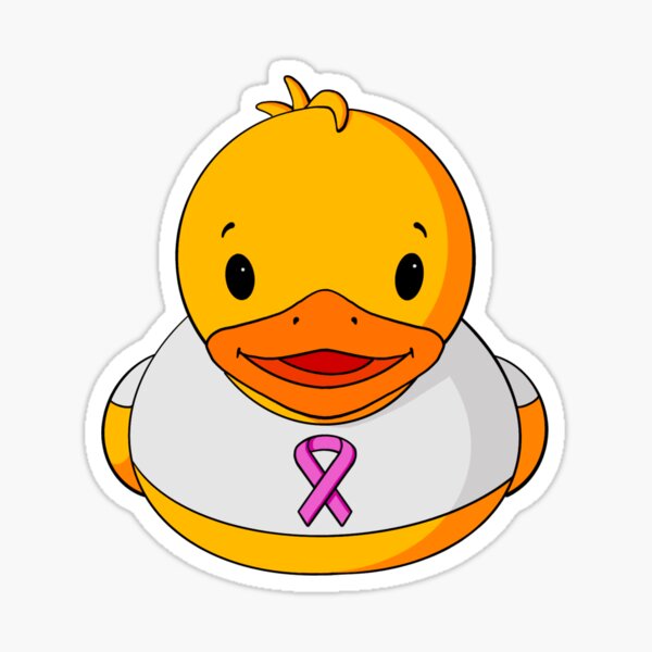 Item preview, Breast Cancer Awareness Rubber Duck designed and sold by Alisha Ober Designs.