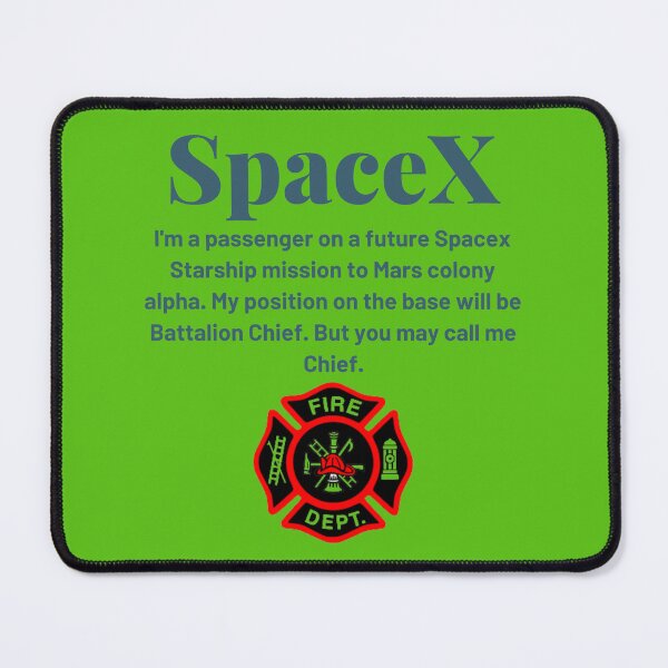Item preview, SpaceX Battalion Chief. designed and sold by wildwesdesigns.