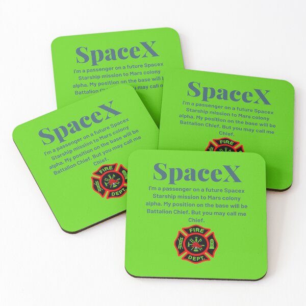 Item preview, SpaceX Battalion Chief. designed and sold by wildwesdesigns.