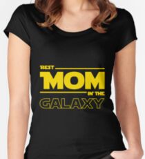 Best Mom In The Galaxy Women's Fitted Scoop T-Shirt