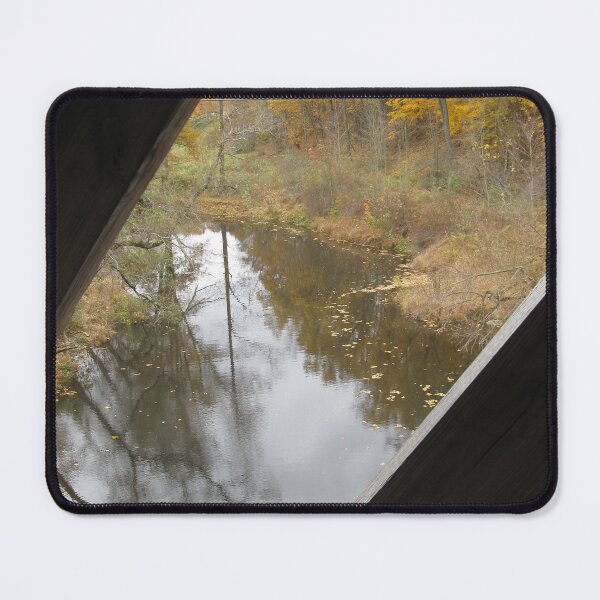 Item preview, Covered Bridge Frames Autumn Landscape designed and sold by MADowdPhotos.