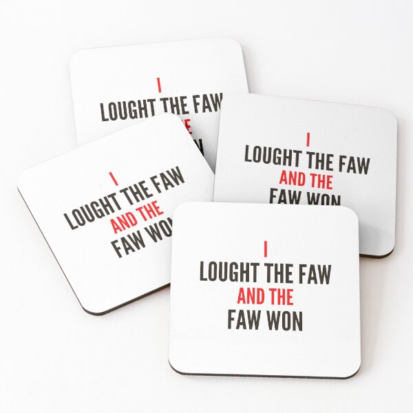 Item preview, I LOUGHT THE FAW AND THE FAW WON designed and sold by Roy Rivers.