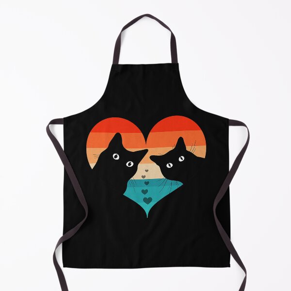 Item preview, Cat Couple Retro Funny Black Cat Valentine Day designed and sold by abbottdominic.