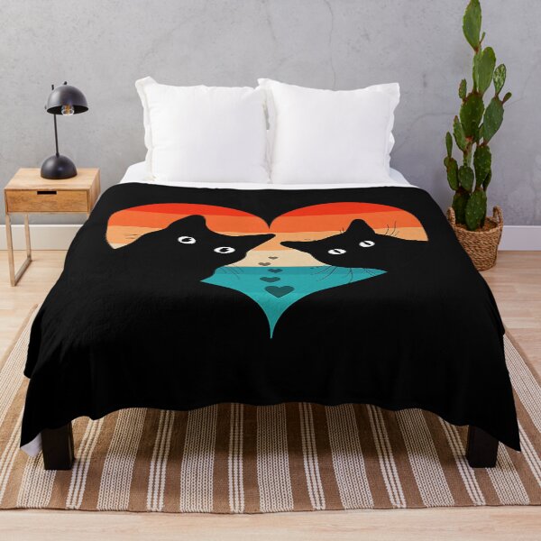 Item preview, Cat Couple Retro Funny Black Cat Valentine Day designed and sold by abbottdominic.