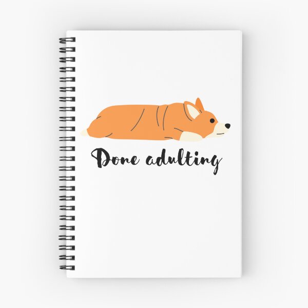 Item preview, Done adulting corgi designed and sold by Archetypealist.