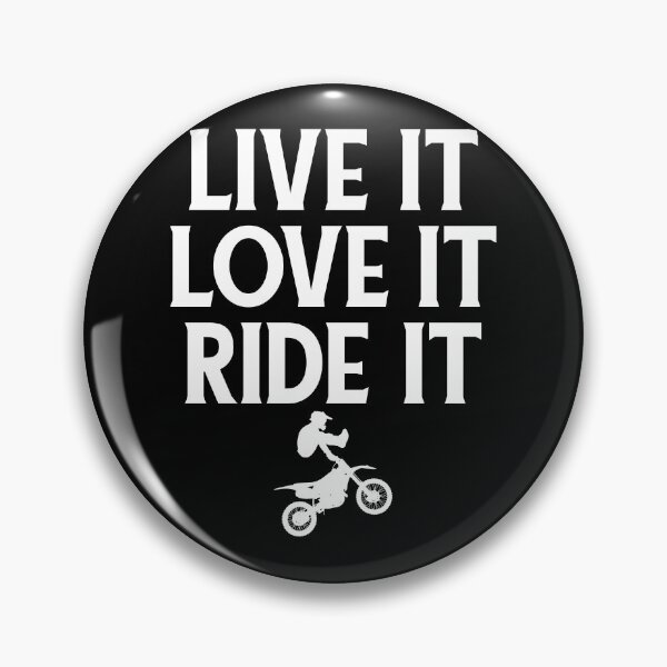 Item preview, Live It Love It Ride It Motocross Racers Dirt Bike Racing designed and sold by shoutoutshirtco.