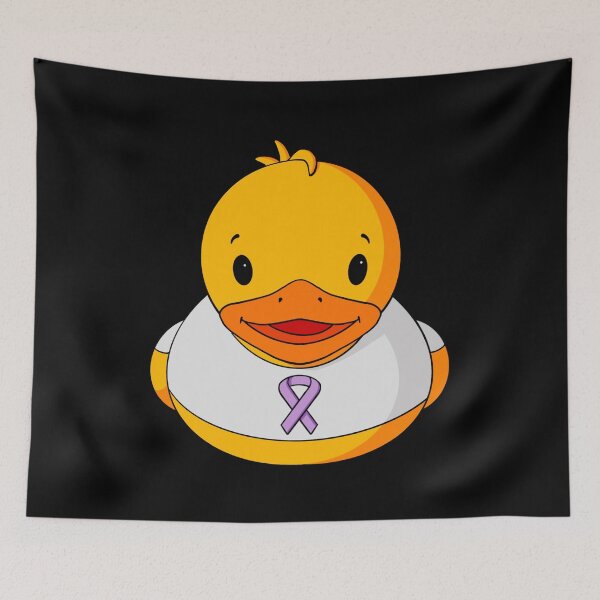 Item preview, Cancer Awareness Rubber Duck designed and sold by Alisha Ober Designs.