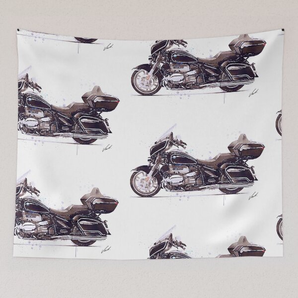 Item preview, Watercolor Classic Tourist Cruser motorcycle, awesome gift for a motorcyclist - oryginal artwork by Vart. designed and sold by vartstudio.