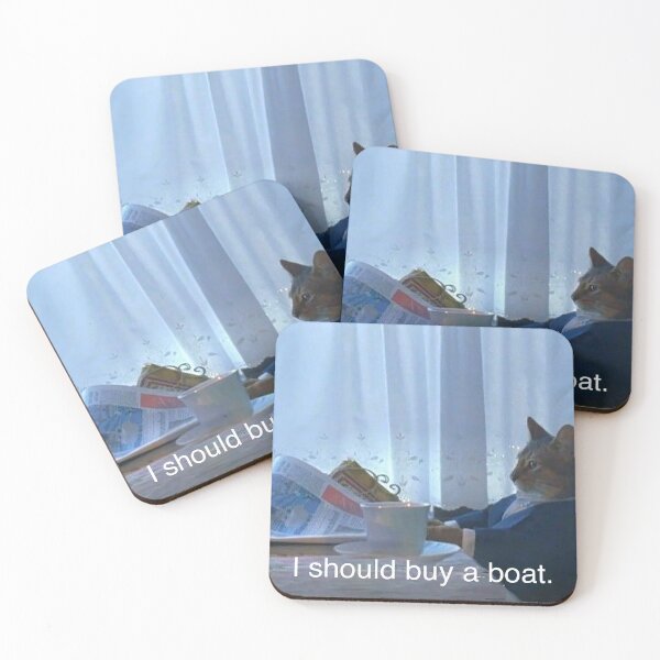 Item preview, I Should Buy a Boat Cat designed and sold by Meme Economy.