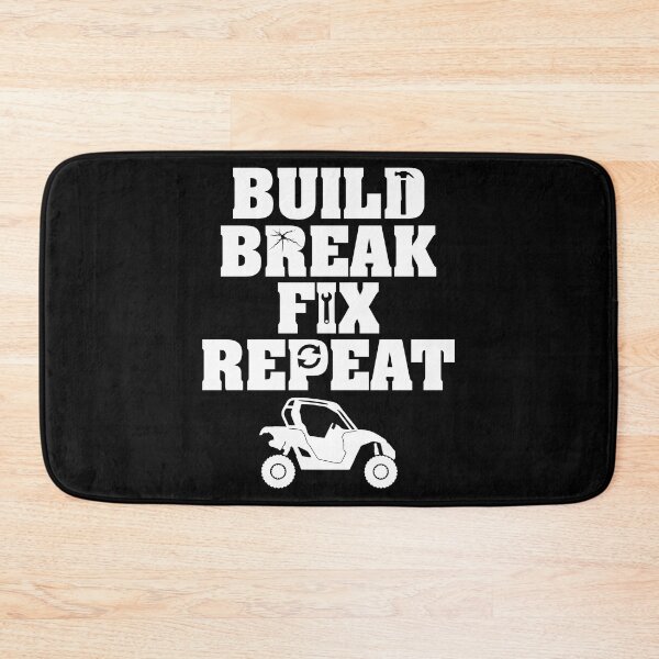 Item preview, Build Break Fix Repeat Four Wheeling Mudding Racing T Shirt designed and sold by shoutoutshirtco.