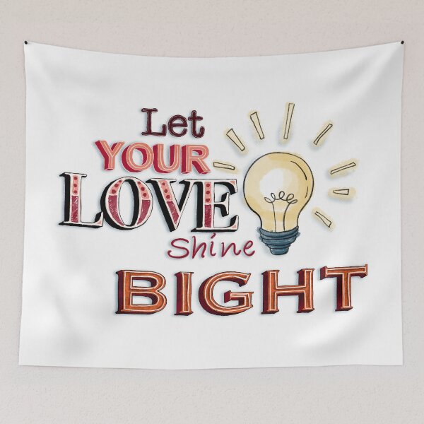 Item preview, Let your love shine designed and sold by Lillieoandco.