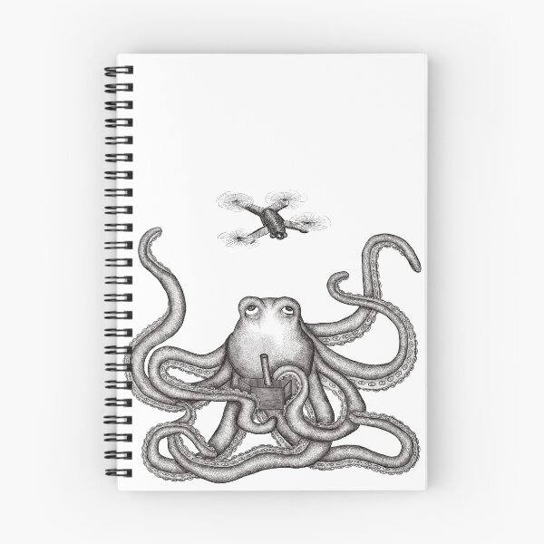 Item preview, Drone Octopus designed and sold by aliciakeyser.