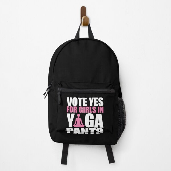 Item preview, Vote Yes For Girls Women in Yoga Pants Fitness Yogi T Shirt designed and sold by shoutoutshirtco.