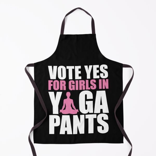 Item preview, Vote Yes For Girls Women in Yoga Pants Fitness Yogi T Shirt designed and sold by shoutoutshirtco.