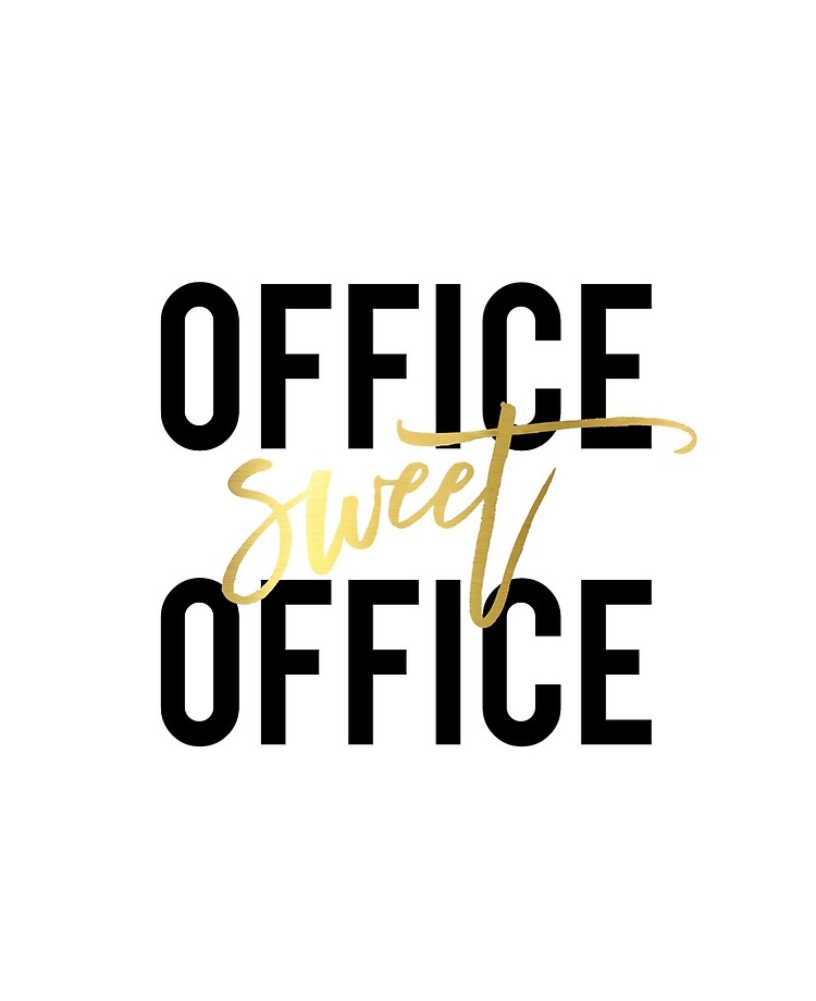 Download Office Sweet Office Printable Wall Art 8x10 Art Print Home Office Poster Work Print Black And White Calligraphy Office Decor Ipad Case Skin By Nathanmoore Redbubble