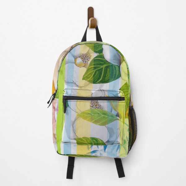 Item preview, Camellia and Sunflower Striped, art by Miguel Matos Official designed and sold by MiguelMatosArt.