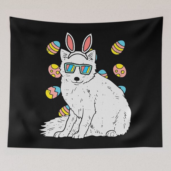 Item preview, Arctic Snow Fox Bunny Ears designed and sold by JorgeNoneGarci4.
