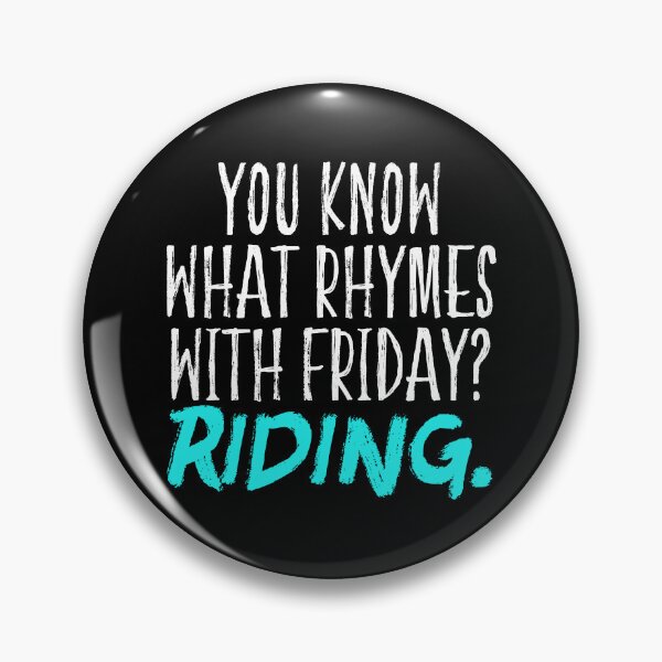 Item preview, Know what Rhymes with Friday Riding Motocross T Shirt designed and sold by shoutoutshirtco.
