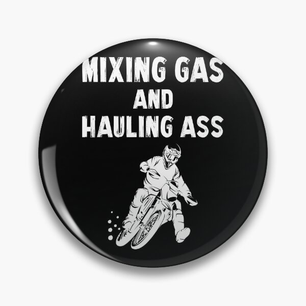 Item preview, Mixing Gas and Hauling Ass Funny Motocross Dirt Bike Offroad designed and sold by shoutoutshirtco.