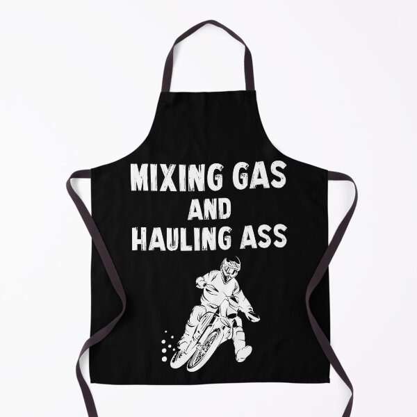 Item preview, Mixing Gas and Hauling Ass Funny Motocross Dirt Bike Offroad designed and sold by shoutoutshirtco.