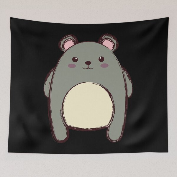 Item preview, Animal Cute Mouse Kawaii Artwork KA020 designed and sold by JorgeNoneGarci4.