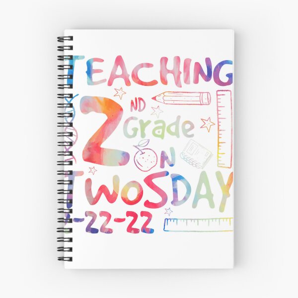 Item preview, Full Color Teaching 2nd Grade on Twosday Tuesday 2-22-22 T-Shirt designed and sold by BahrkeQuartz.