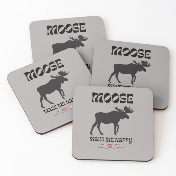 Item preview, Moose Make Me Happy designed and sold by One Pine Designs.