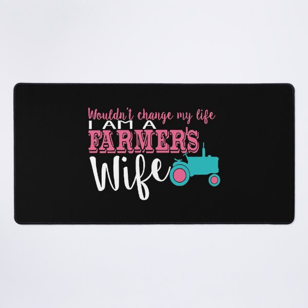 Item preview, I Wouldn't Change My Life I Am a Farmers Wife Tractor Tee designed and sold by shoutoutshirtco.