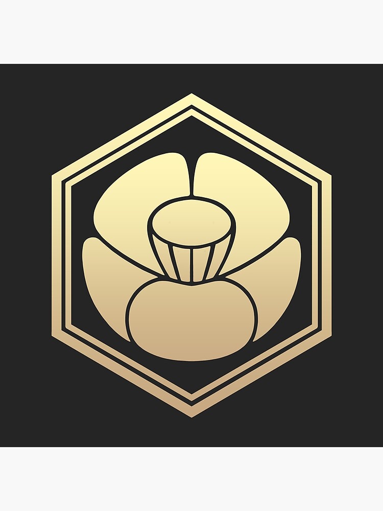 "Kamisato Crest Genshin Impact" Art Print for Sale by RanellDesign