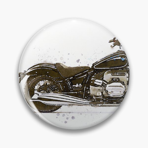 Item preview, Watercolor Classic Cruser motorcycle, awesome gift for a motorcyclist - oryginal artwork by Vart. designed and sold by vartstudio.