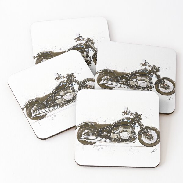 Item preview, Watercolor Classic Cruser motorcycle, awesome gift for a motorcyclist - oryginal artwork by Vart. designed and sold by vartstudio.