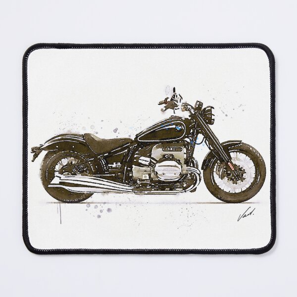 Item preview, Watercolor Classic Cruser motorcycle, awesome gift for a motorcyclist - oryginal artwork by Vart. designed and sold by vartstudio.