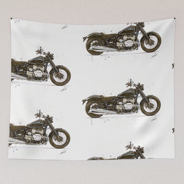 Item preview, Watercolor Classic Cruser motorcycle, awesome gift for a motorcyclist - oryginal artwork by Vart. designed and sold by vartstudio.