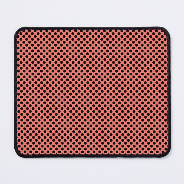 Item preview, Peach Echo and Black Polka Dots designed and sold by SaraValor.