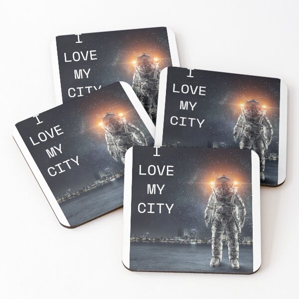 Item preview, Astronaut Love City designed and sold by westenfield.