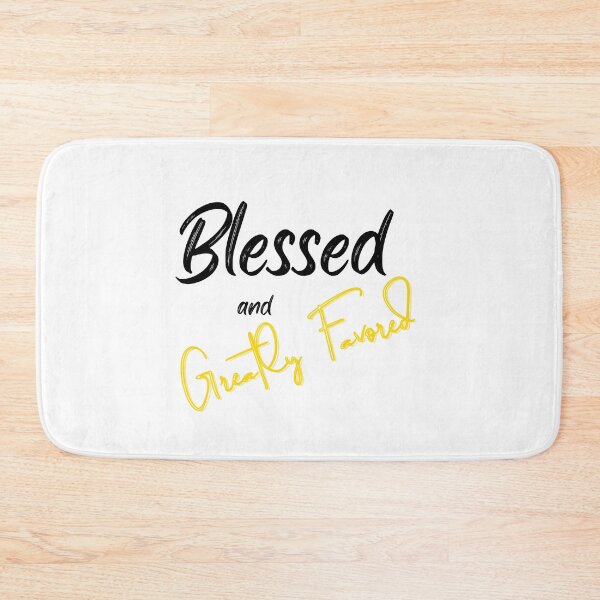 Item preview, Blessed and Greatly Favoured designed and sold by For-you-and-Me.