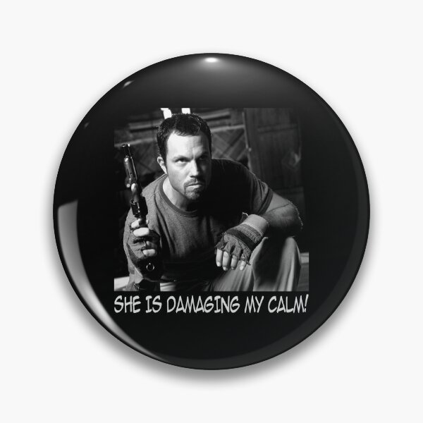 Item preview, She is damasing my calm Jayne Cobb character poster designed and sold by MaCunha1805.